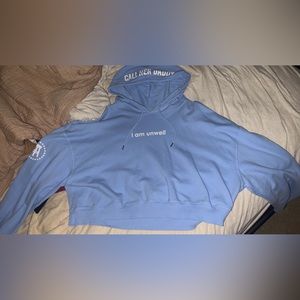 Call her daddy NEW sweatshirt crop- never worn BARSTOOL